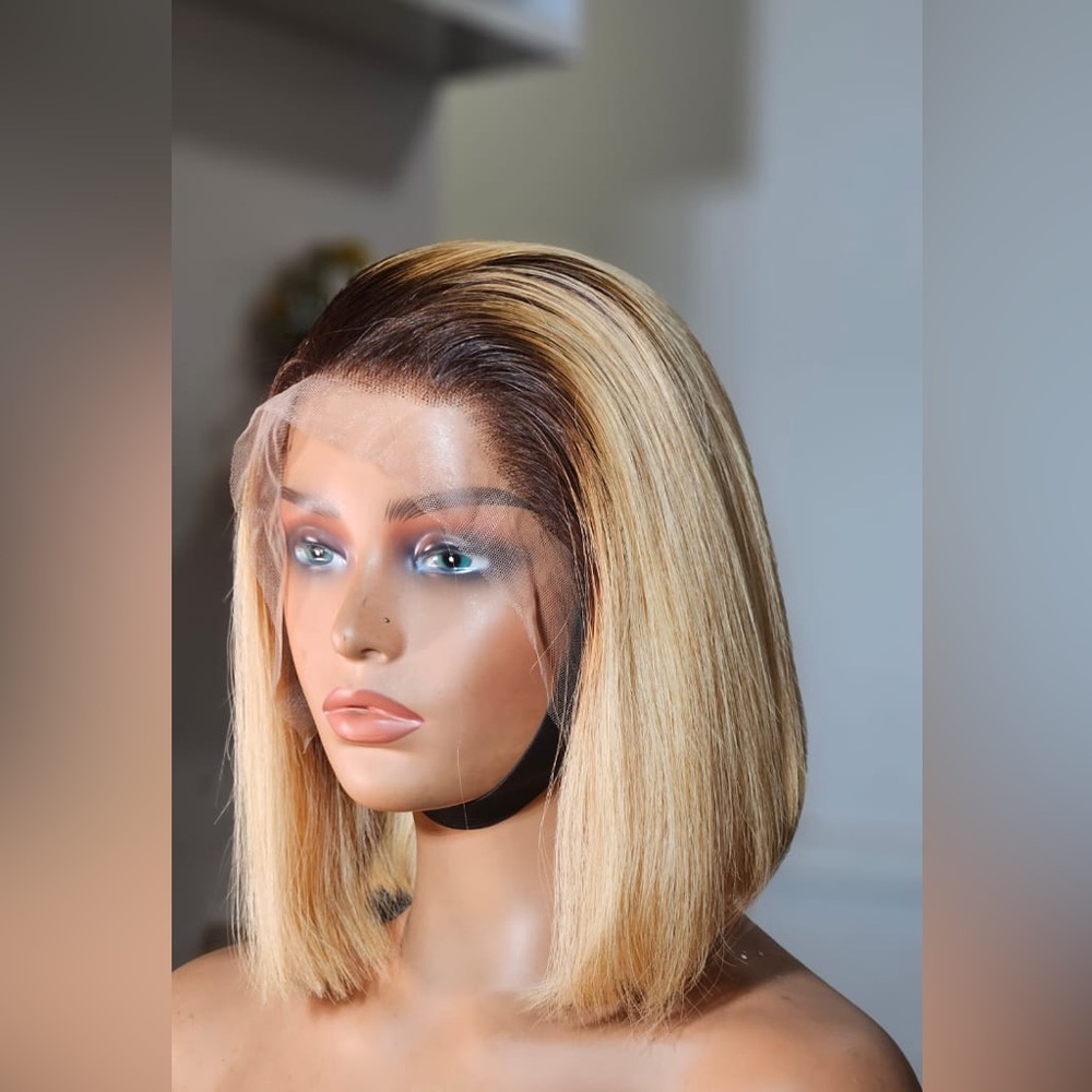 Full frontal blonde wig
